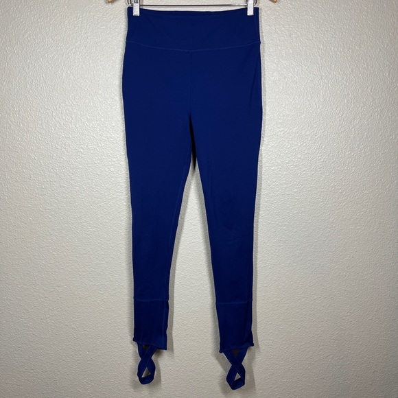 Free People FP Movement Leggings Ballet Ankle Royal Blue Women’s Size Medium